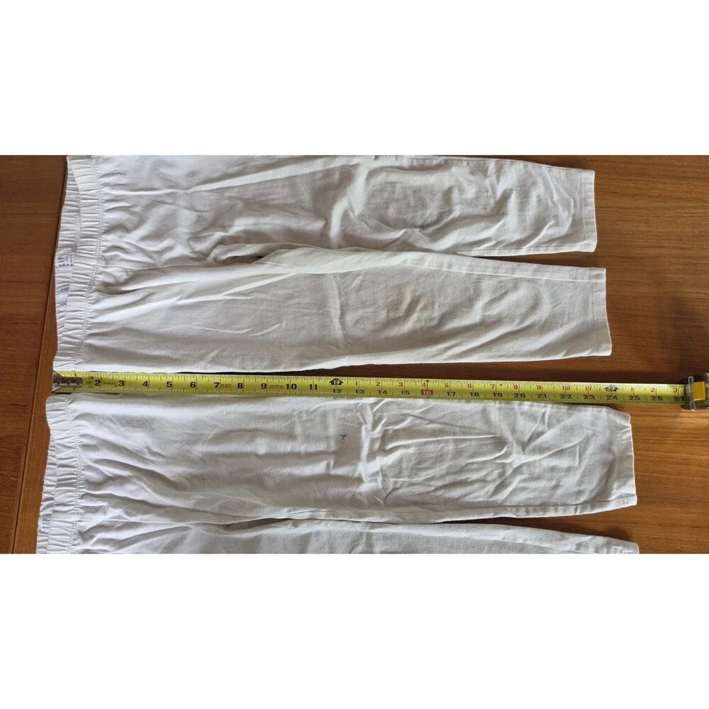 Gap Girl's White Capri Pair Of Pants Lot Size 10 READ Description